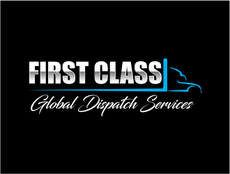 First Class Global Dispatch Services  logo design by Girly