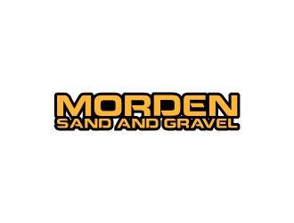 Morden Sand and Gravel  logo design by goblin