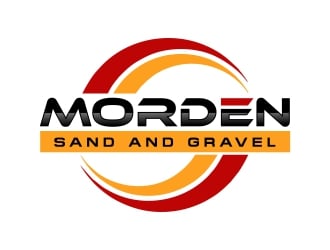 Morden Sand and Gravel  logo design by rizuki