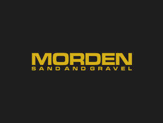 Morden Sand and Gravel  logo design by santrie