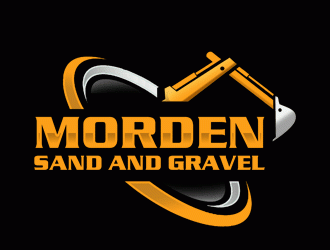 Morden Sand and Gravel  logo design by Bananalicious