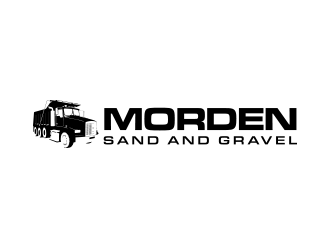 Morden Sand and Gravel  logo design by keylogo