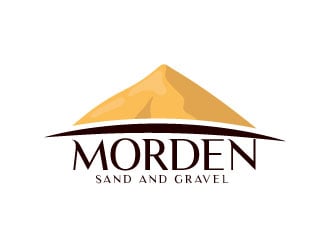 Morden Sand and Gravel  logo design by Erasedink