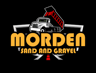 Morden Sand and Gravel  logo design by kunejo