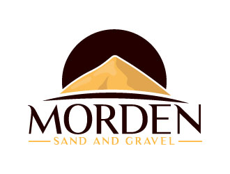 Morden Sand and Gravel  logo design by Erasedink