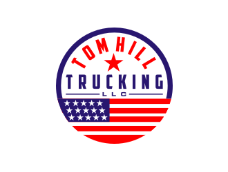 TOM HILL TRUCKING  LLC logo design by Artomoro