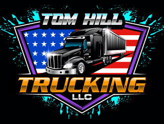 TOM HILL TRUCKING  LLC logo design by Suvendu