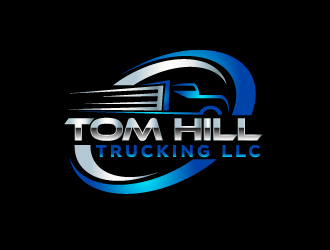 TOM HILL TRUCKING  LLC logo design by Marianne