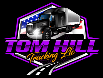 TOM HILL TRUCKING  LLC logo design by Suvendu