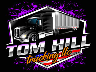 TOM HILL TRUCKING  LLC logo design by Suvendu