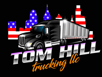 TOM HILL TRUCKING  LLC logo design by Suvendu