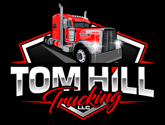 TOM HILL TRUCKING  LLC logo design by ElonStark