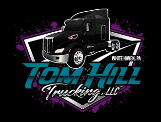 TOM HILL TRUCKING  LLC logo design by daywalker