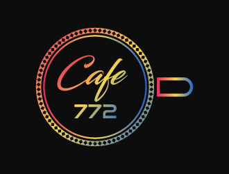 Cafe 772 logo design by gateout