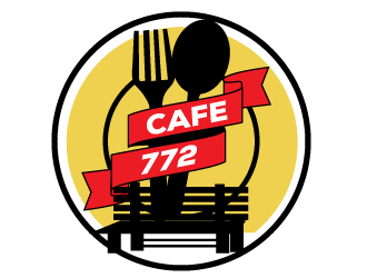 Cafe 772 logo design by Suvendu