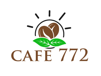 Cafe 772 logo design by ElonStark