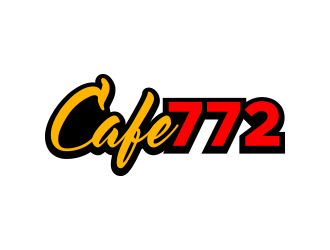 Cafe 772 logo design by lexipej