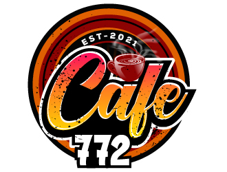 Cafe 772 logo design by Suvendu