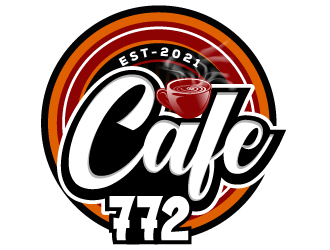 Cafe 772 logo design by Suvendu