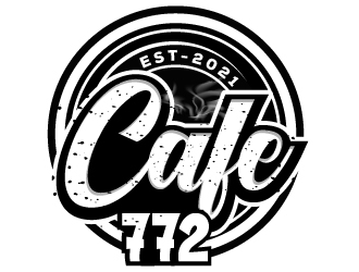 Cafe 772 logo design by Suvendu