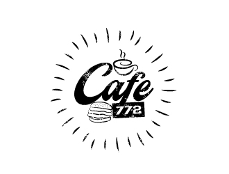 Cafe 772 logo design by Suvendu