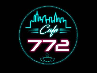 Cafe 772 logo design by Suvendu