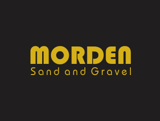 Morden Sand and Gravel  logo design by santrie