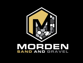 Morden Sand and Gravel  logo design by REDCROW