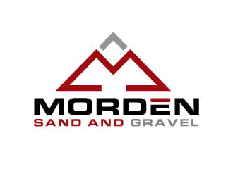 Morden Sand and Gravel  logo design by REDCROW