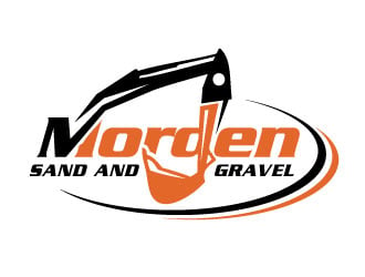 Morden Sand and Gravel  logo design by REDCROW