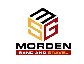 Morden Sand and Gravel  logo design by REDCROW