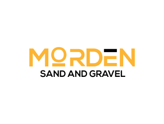 Morden Sand and Gravel  logo design by MUNAROH