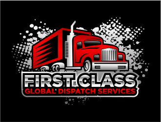 First Class Global Dispatch Services  logo design by cintoko