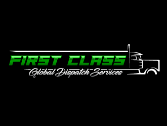 First Class Global Dispatch Services  logo design by PRN123