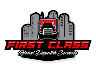 First Class Global Dispatch Services  logo design by PRN123