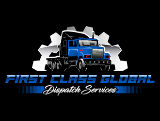 First Class Global Dispatch Services  logo design by PRN123