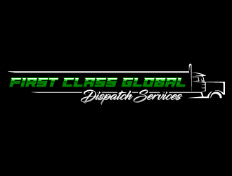 First Class Global Dispatch Services  logo design by PRN123