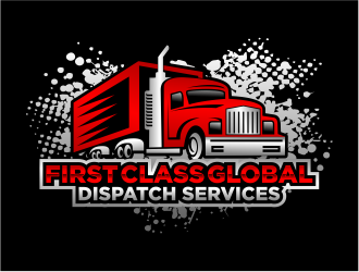 First Class Global Dispatch Services  logo design by cintoko