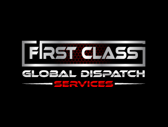 First Class Global Dispatch Services  logo design by Suvendu