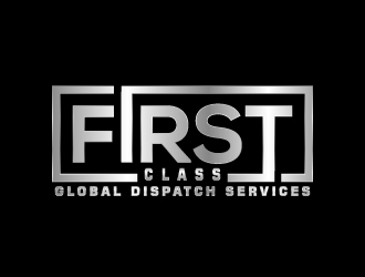 First Class Global Dispatch Services  logo design by Suvendu