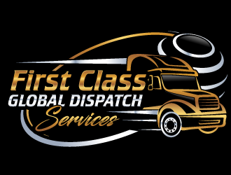 First Class Global Dispatch Services  logo design by uttam