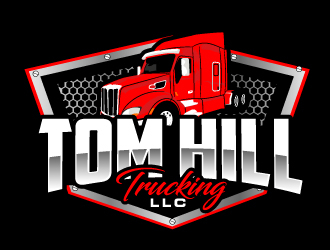 TOM HILL TRUCKING  LLC logo design by ElonStark