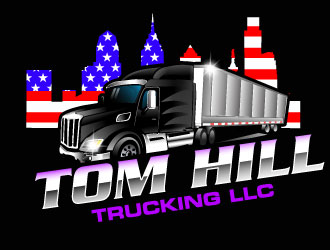 TOM HILL TRUCKING  LLC logo design by Suvendu