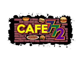 Cafe 772 logo design by nona