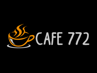 Cafe 772 logo design by ElonStark