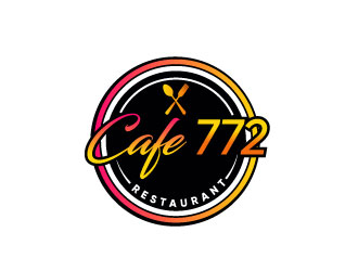 Cafe 772 logo design by Erasedink