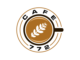 Cafe 772 logo design by mutafailan