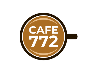 Cafe 772 logo design by mutafailan