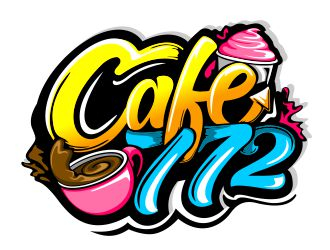 Cafe 772 logo design by veron