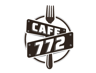 Cafe 772 logo design by Conception